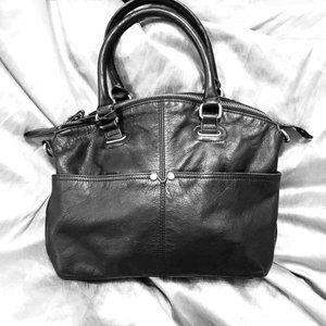 Tignanello Black Leather Purse